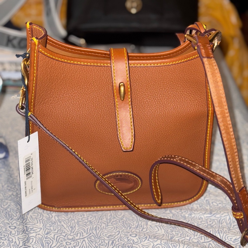 Dooney & Bourke Brown Crossbody Bag Authentic